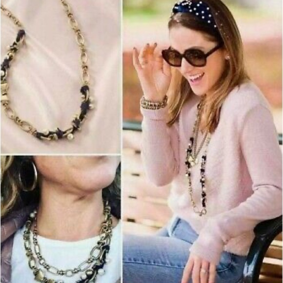 Stella & Dot French Twist Ribbon Necklace - Picture 3 of 5